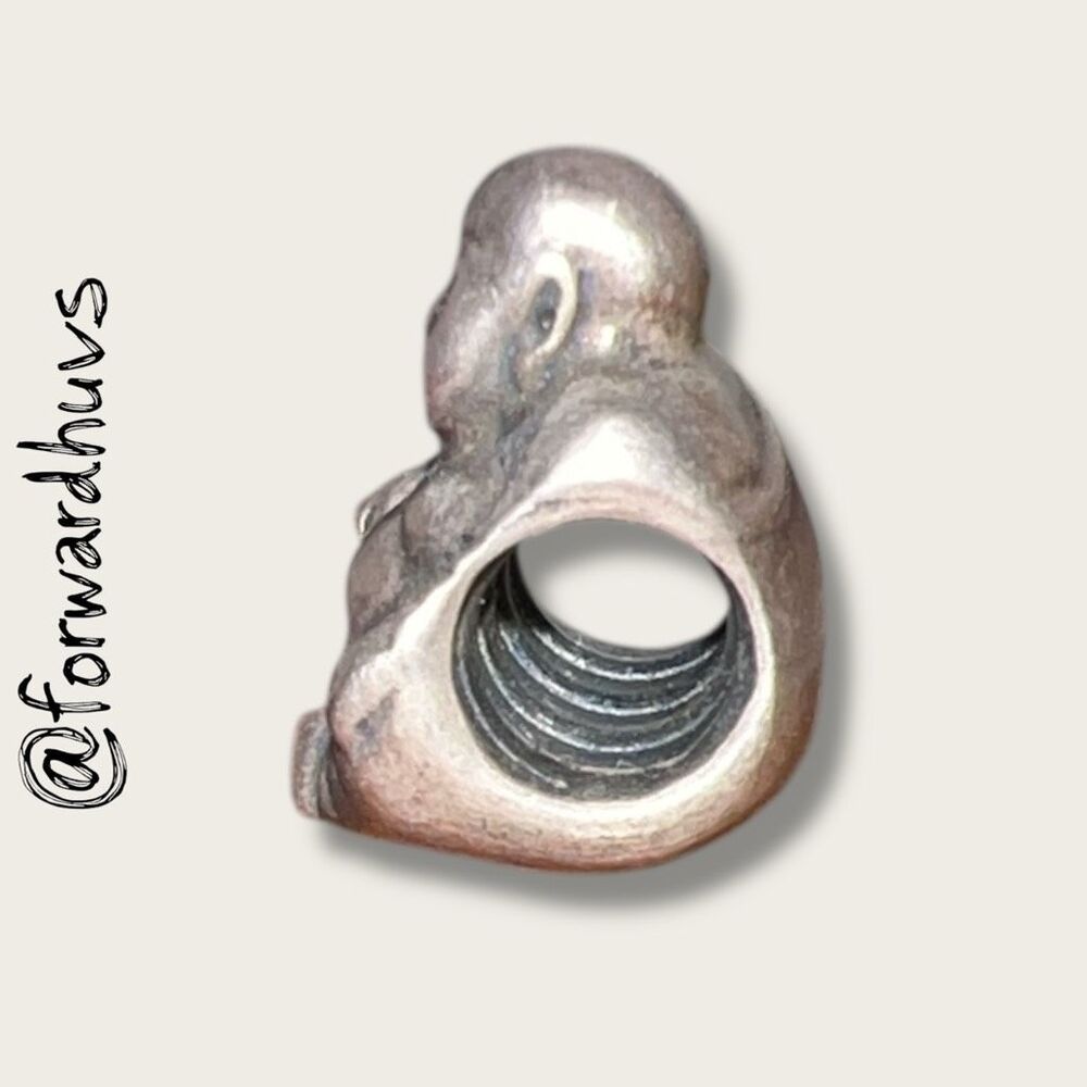 Retired Pandora Sterling Silver Buddha Charm – Marked ALE 925 - Picture 3 of 8